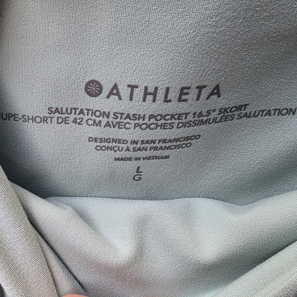 Athleta Light Green Mini Skirt - Picture 7 of 8